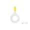 Te Connectivity Ring Terminal, 5/8 in Stud Size, 10 AWG, 300 V, Nylon Insulated, Yellow 324615 - alternate 5